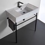 Scarabeo 5123-CON-BLK Sink Finish